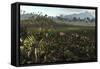 Dinosaurs Graze the Lush Delta Lands of North America 76-74 Million Years Ago-null-Framed Stretched Canvas