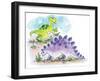 Dinosaurs - Humpty Dumpty-Amy Wummer-Framed Giclee Print