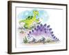 Dinosaurs - Humpty Dumpty-Amy Wummer-Framed Giclee Print