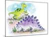 Dinosaurs - Humpty Dumpty-Amy Wummer-Mounted Giclee Print