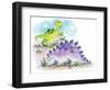 Dinosaurs - Humpty Dumpty-Amy Wummer-Framed Premium Giclee Print