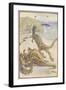 Dinosaurs Hunting-Alice B Woodward-Framed Art Print