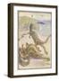 Dinosaurs Hunting-Alice B Woodward-Framed Art Print