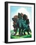 Dinosaurs - Jack & Jill-Edward F. Cortese-Framed Premium Giclee Print