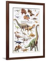 Dinosaurs - Jurassic Period-null-Framed Poster