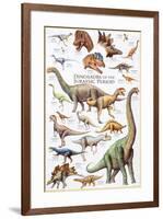 Dinosaurs - Jurassic Period-null-Framed Poster