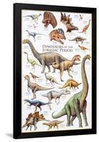 Dinosaurs - Jurassic Period-null-Framed Poster