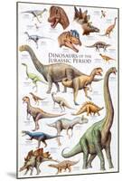 Dinosaurs - Jurassic Period-null-Mounted Poster