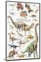 Dinosaurs, Jurassic Period-null-Mounted Premium Giclee Print