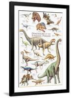 Dinosaurs, Jurassic Period-null-Framed Premium Giclee Print