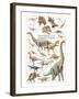 Dinosaurs, Jurassic Period-null-Framed Art Print