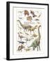 Dinosaurs, Jurassic Period-null-Framed Art Print