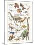 Dinosaurs, Jurassic Period-null-Mounted Art Print