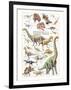 Dinosaurs, Jurassic Period-null-Framed Art Print