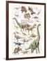 Dinosaurs, Jurassic Period-null-Framed Art Print