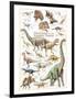 Dinosaurs, Jurassic Period-null-Framed Art Print