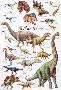 Dinosaurs - Jurassic Period-null-Lamina Framed Poster