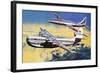 Dinosaurs of the Air-Wilf Hardy-Framed Giclee Print