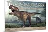 Dinosaurs - T-Rex-Trends International-Mounted Poster