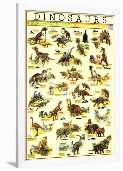 Dinosaurs-null-Framed Poster