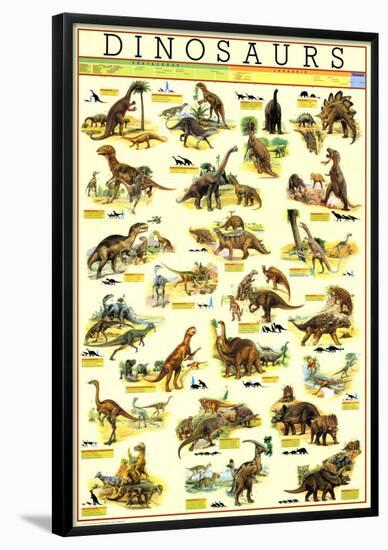 Dinosaurs-null-Framed Poster