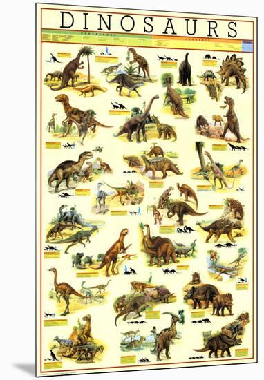 Dinosaurs-null-Mounted Poster