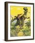 Dinosaurs-English School-Framed Giclee Print