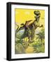 Dinosaurs-English School-Framed Giclee Print