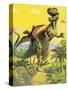 Dinosaurs-English School-Stretched Canvas