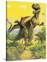 Dinosaurs-English School-Stretched Canvas