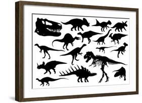 Dinosaurs-laschi adrian-Framed Art Print