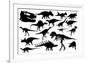 Dinosaurs-laschi adrian-Framed Art Print