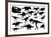 Dinosaurs-laschi adrian-Framed Art Print