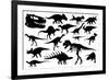 Dinosaurs-laschi adrian-Framed Art Print