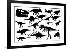 Dinosaurs-laschi adrian-Framed Art Print