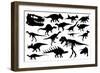 Dinosaurs-laschi adrian-Framed Art Print