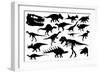 Dinosaurs-laschi adrian-Framed Art Print