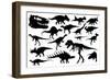 Dinosaurs-laschi adrian-Framed Premium Giclee Print