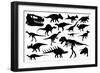 Dinosaurs-laschi adrian-Framed Premium Giclee Print