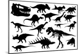 Dinosaurs-laschi adrian-Mounted Premium Giclee Print