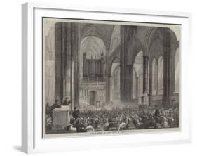 Diocesan Meeting of Parish Choirs at Salisbury Cathedral-null-Framed Giclee Print