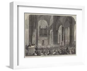 Diocesan Meeting of Parish Choirs at Salisbury Cathedral-null-Framed Giclee Print