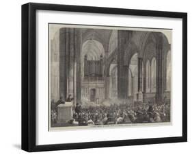 Diocesan Meeting of Parish Choirs at Salisbury Cathedral-null-Framed Giclee Print