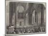 Diocesan Meeting of Parish Choirs at Salisbury Cathedral-null-Mounted Giclee Print