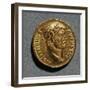 Diocletian Aureus Bearing Image of Emperor, Roman Coins, 3rd-4th Century AD-null-Framed Giclee Print