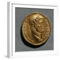 Diocletian Aureus Bearing Image of Emperor, Roman Coins, 3rd-4th Century AD-null-Framed Giclee Print