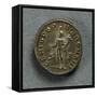 Diocletian Bronze Follis Depicting Genius of Roman People, 293-305 AD, Verso, Roman Coins-null-Framed Stretched Canvas