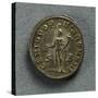 Diocletian Bronze Follis Depicting Genius of Roman People, 293-305 AD, Verso, Roman Coins-null-Stretched Canvas