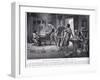 Diocletian Burning Books of Alchemy 290 AD-Norman Prescott Davies-Framed Giclee Print