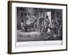 Diocletian Burning Books of Alchemy 290 AD-Norman Prescott Davies-Framed Giclee Print